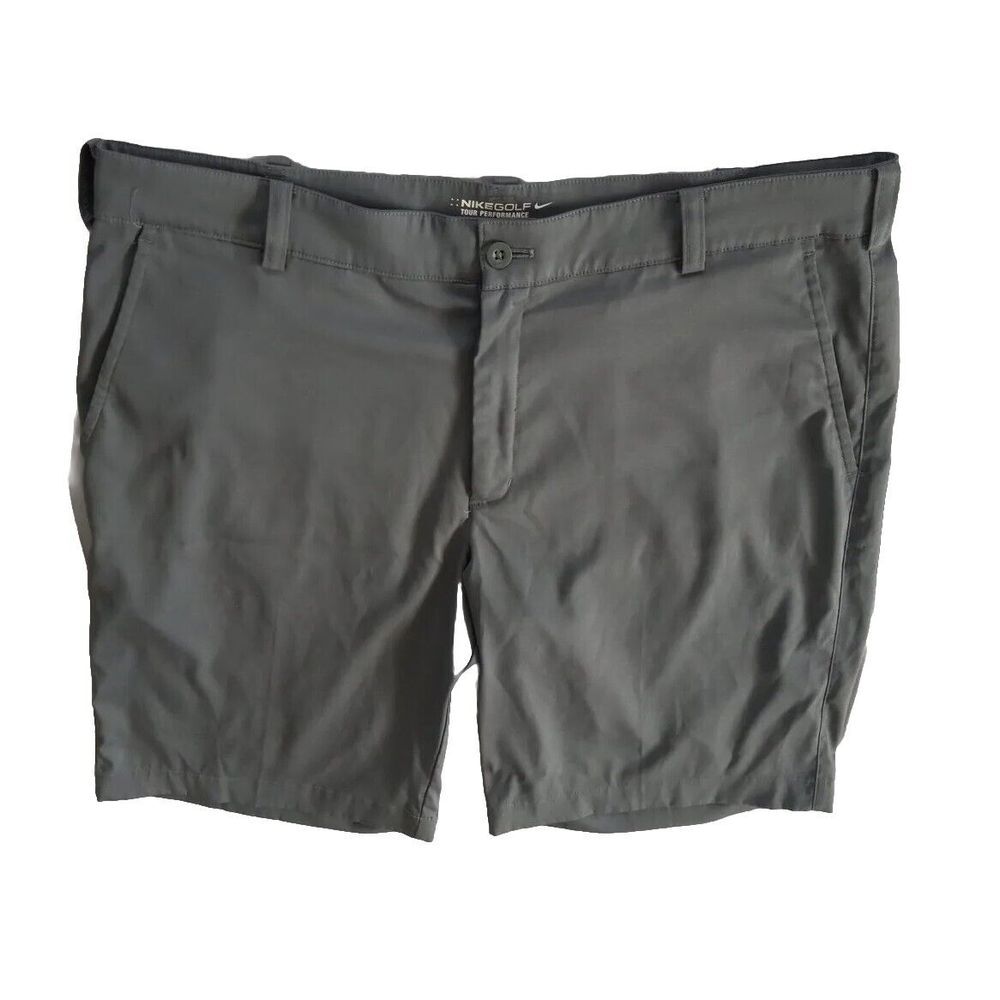 Nike Golf Men's 34 Tour Performance Sport Short Polyester‎ Inseam 10in Gray